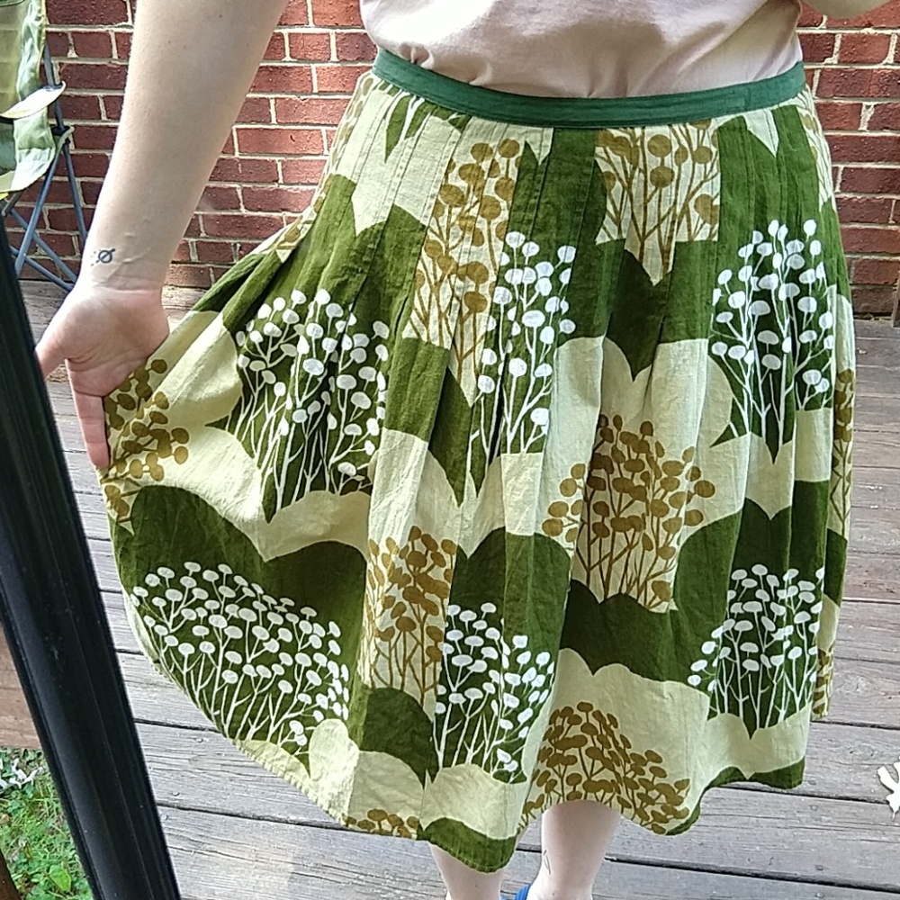 Anthro IPSA Botanical Skirt